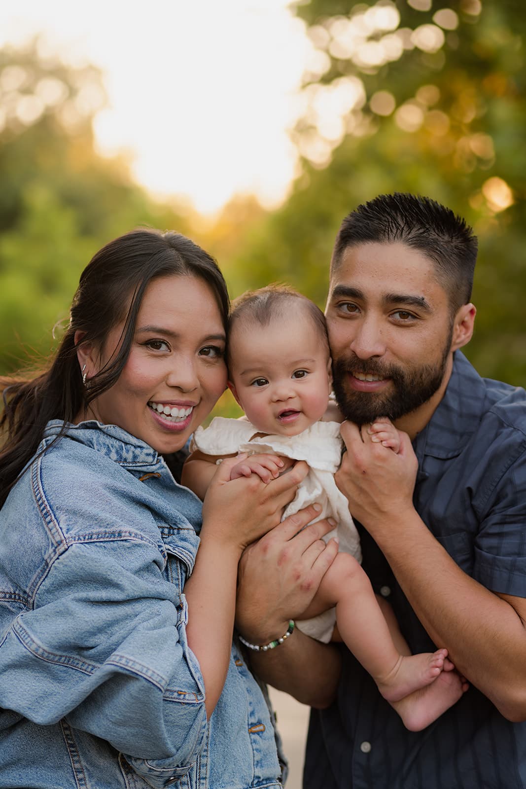 Candid family moment