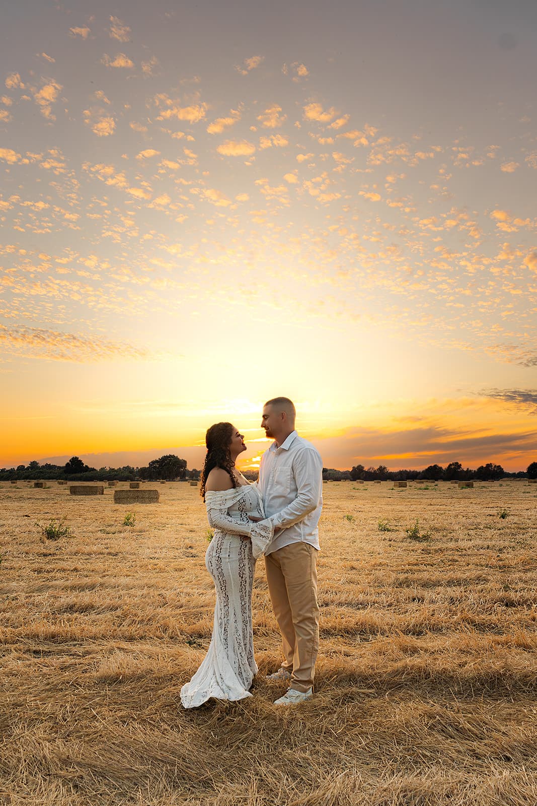 Family portrait, natural setting